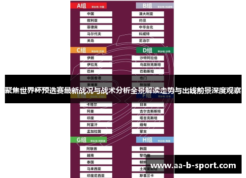 聚焦世界杯预选赛最新战况与战术分析全景解读走势与出线前景深度观察